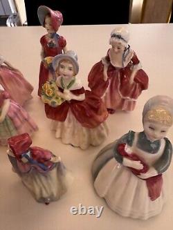 10 x Vintage Collection of Luxury Royal Doulton Figures Figurines Art Pottery MT