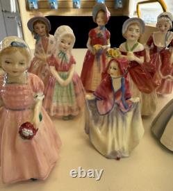10 x Vintage Collection of Luxury Royal Doulton Figures Figurines Art Pottery MT