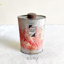 1920s Vintage Cussons Talcum Powder Advertising Tin Box England Collectible 643
