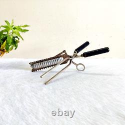 1930s Vintage Old Iron Hair Wave Curler England Decorative Collectible Tool10