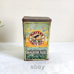 1940s Vintage John Players Navy Cut Cigarette Advertising Tin Box England CG242