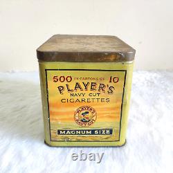 1940s Vintage John Players Navy Cut Cigarette Advertising Tin Box England CG413