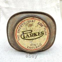 1940s Vintage Parkes Confectionery Classic Advertising Tin Box England TB1428