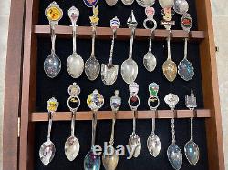 97 Vintage Collectible Souvenir Spoons Collection Disney England National Parks