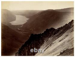 Alfred Pettitt, England, Lake District Vintage Albumen Print, Embossing Stamp