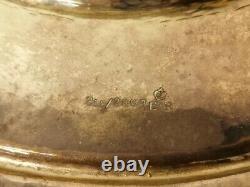 Alms Dish Vintage Church of England Brass Collection Plate Crown ER Mark