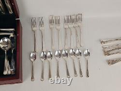 Arthur Price Of England 60 Piece Canteen EPNS Tarnished Fork Spoons S426