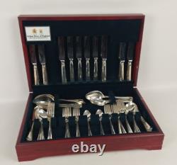 Arthur Price Of England 60 Piece Canteen EPNS Tarnished Fork Spoons S426