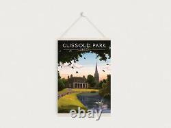 Clissold Park London Travel Poster Framed Vintage Bucket List Prints