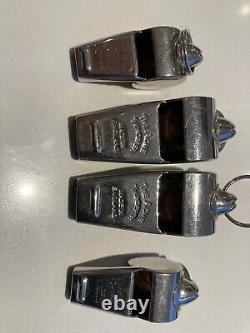 Collection Of Chrome Plate sports whistles