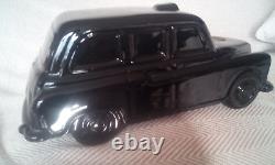 Dartmouth Pottery England Ceramic LONDON BLACK TAXI CAB Car Vintage 36 cm