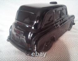 Dartmouth Pottery England Ceramic LONDON BLACK TAXI CAB Car Vintage 36 cm