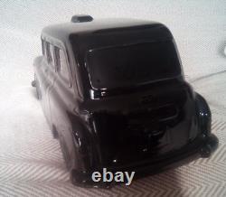 Dartmouth Pottery England Ceramic LONDON BLACK TAXI CAB Car Vintage 36 cm