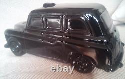 Dartmouth Pottery England Ceramic LONDON BLACK TAXI CAB Car Vintage 36 cm