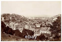 England, Brixham, General View Vintage Albumen Print 14x20 Albumin Print