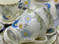 Foley China England Vintage 21 Piece Flower Pattern Tea Set