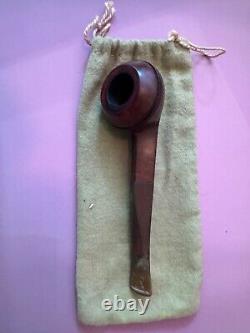 GBD New Standard London Made Smoking Pipe Green Pouch Vintage England J