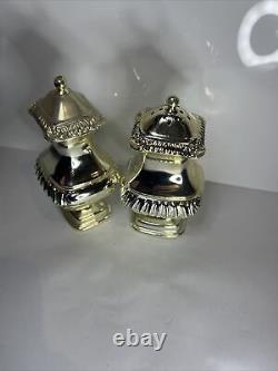Grenadier Salt & Pepper Shaker Made in England Silver Plated Vintage Collectible