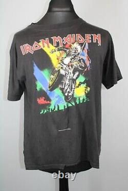 Iron Maiden Shirt Bruce Dickinson Official Vintage Maiden England Tour 1989