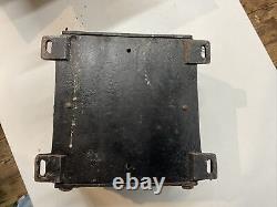 Old Vintage Rare Cast Iron Electrical Fuse Switch Junction Box England
