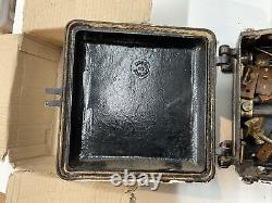 Old Vintage Rare Cast Iron Electrical Fuse Switch Junction Box England