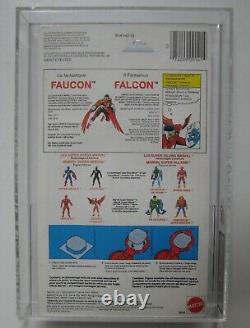 Original vintage 1985 Mattel Secret Wars FALCON figure graded AFA 85 Marvel