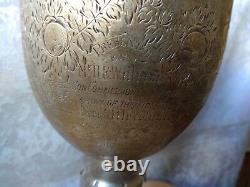 RARE ANTIQUE Silver Vintage England CUP Monmouthshire Rifle Volunteer Corps 1880