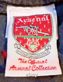 Rare Vintage Arsenal shirt Viera. Bergkamp, Petit on front official collection