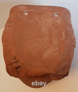 Rookes Pottery Terra Cotta Hanging Planter Vtg England Ancient Rome