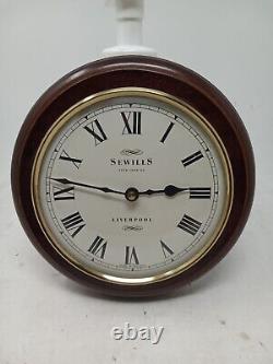 Sewills Of Liverpool Vintage Clock Made In England