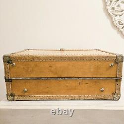 The Victor Vintage 1920/30s Hanging Shoe Case Luggage Solid Boiled Leather Decor