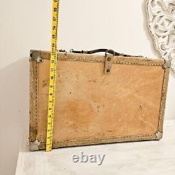 The Victor Vintage 1920/30s Hanging Shoe Case Luggage Solid Boiled Leather Decor