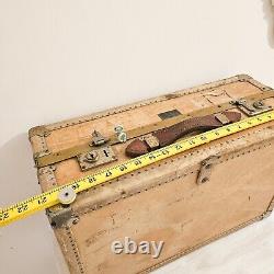 The Victor Vintage 1920/30s Hanging Shoe Case Luggage Solid Boiled Leather Decor