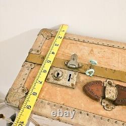 The Victor Vintage 1920/30s Hanging Shoe Case Luggage Solid Boiled Leather Decor