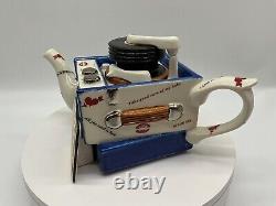 Tony Carter Record Player Tea Pot Vintage Collectible Made In England Limited Ed