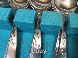 VINTAGE 44 Piece Mid Century CUTLERY CANTEEN by Monogram Sheffield England