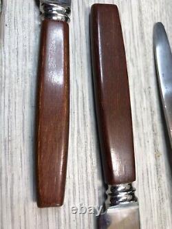 VINTAGE 44 Piece Mid Century CUTLERY CANTEEN by Monogram Sheffield England