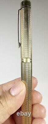 VTG Shaeffer 14K NIB Gold Plated England Fountain Pen with Ballpoint Pen Set