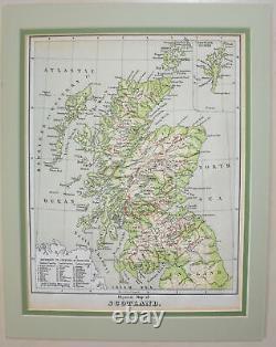 Vintage 100+ Years Old Maps of Scotland & England Harrods Collectable Treasures
