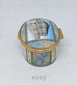 Vintage 1994 Halcyon Days Enamel Trinket Box Limited Edition Bank Of England