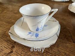 Vintage 21 Piece Standard China Made In England Art Deco Tea Set