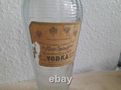 Vintage 33cm Tall St Pierrw Smirnoff Vodka Bottle (Produced In England) Empty