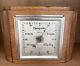 Vintage Barometer with Oak case from Harrods England