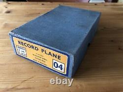 Vintage Boxed 1950's Record No. 04 Smoothing Hand Plane. Made In England
