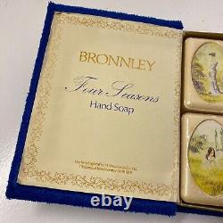 Vintage Bronnley Soaps / Four Seasons / Still Wrapped / RARE / Made In England
