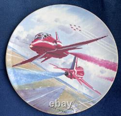 Vintage COALPORT Limited Edition The Red Arrows 30TH Anniversary Plate NO. 1006