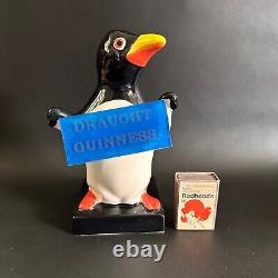 Vintage Carlton Ware Draught Guinness Penguin Lamp Base Made In England
