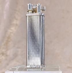 Vintage Dunhill Sylphide Gas Lighter Silver Made In England