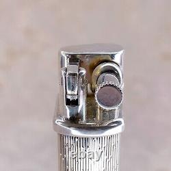 Vintage Dunhill Sylphide Gas Lighter Silver Made In England