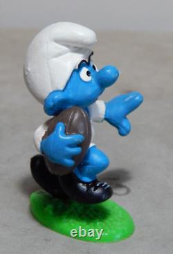 Vintage England Rugby Smurf West Germany 1980 Peyo Schloich